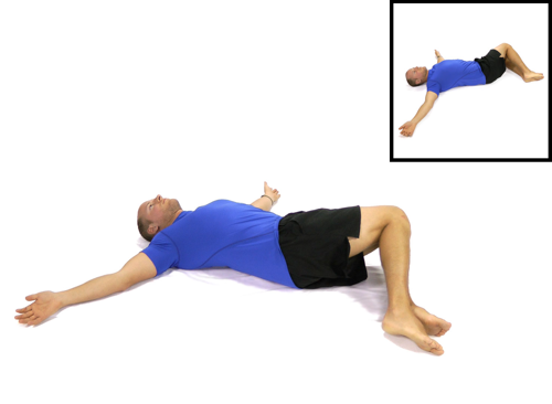 A man doing a knee roll