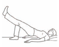 Single leg bridge